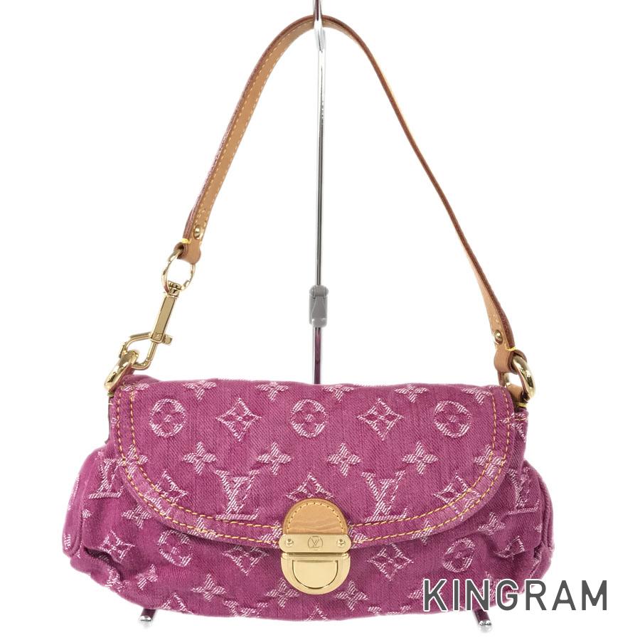 KINGRAM JAPAN LOUIS VUITTON Monogram Denim Mini Pleaty M95216 Shoulder bag