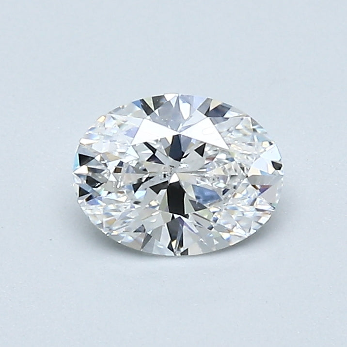 FREDBE718 0.57 Carat Oval Shape Natural Mined Diamond E Color SI1 Clarity With GIA Certificate