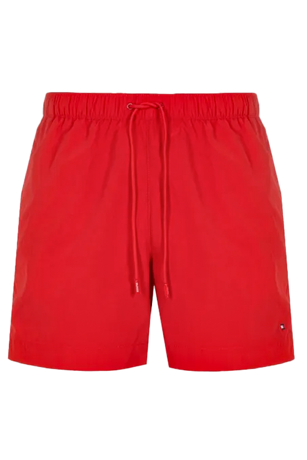 Tommy Hilfiger Swim Shorts Mid Length Red