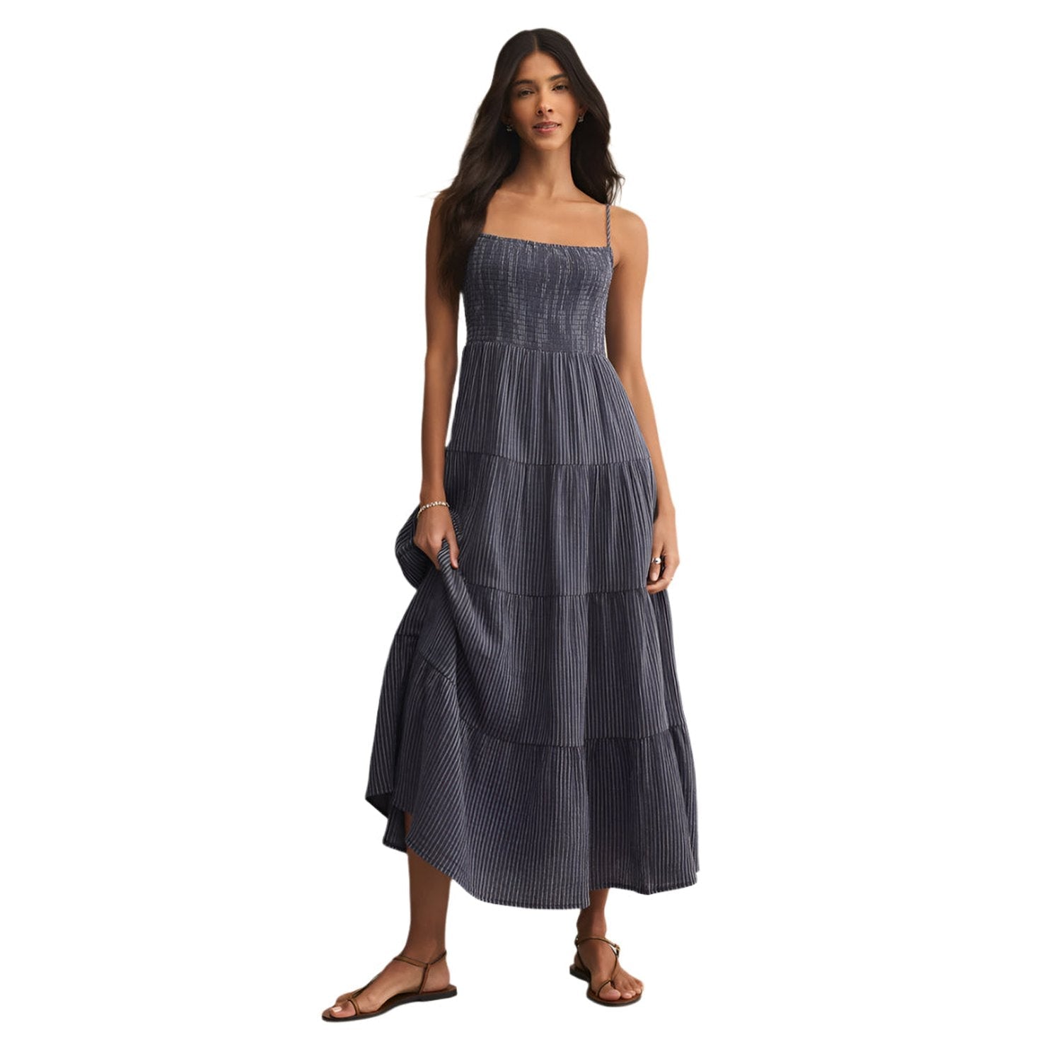 Z SUPPLY Women's Balos Striped Gauze Maxi Dress