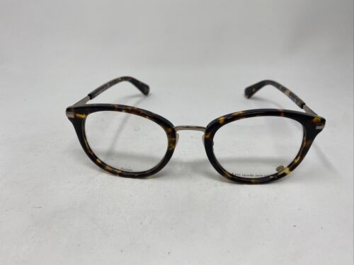 KATE SPADE NEW YORK KAYSIE 086 GLOSSY TORTOISE 49/22/140 FLEX HINGE JB36