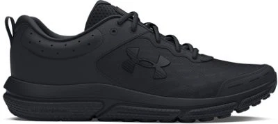Under Armour Men's Charged Assert 10 Wide (2E) Running Shoes Black/Black/Black  