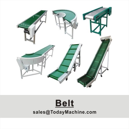 Heat Water Resistant PVC Belt Conveyor Manufacturer with Speed Adjustable