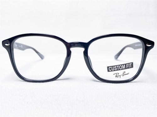 NEW Ray Ban RB5352F 2000 Unisex Shiny Black Square Eyeglasses Frames 54/19~145