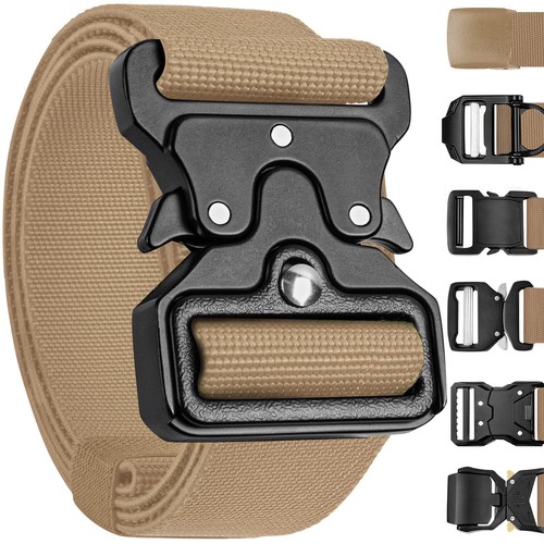 Tactical Belt – Coyote B3 L – Heavy Duty Military  Work  Hiking Rigger  Utility 