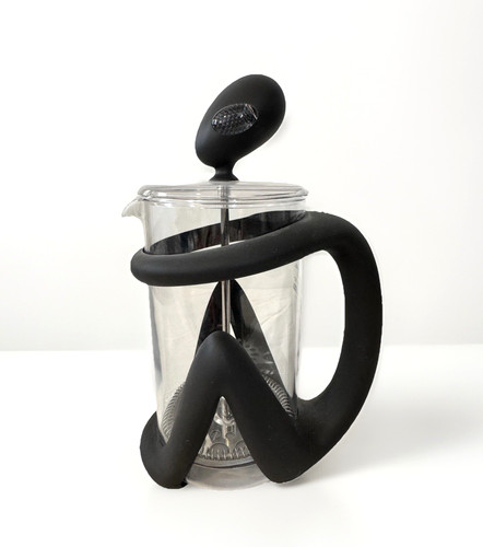 Alessi Inka Alien French Press Coffee Maker 8 cups glass metal plastic