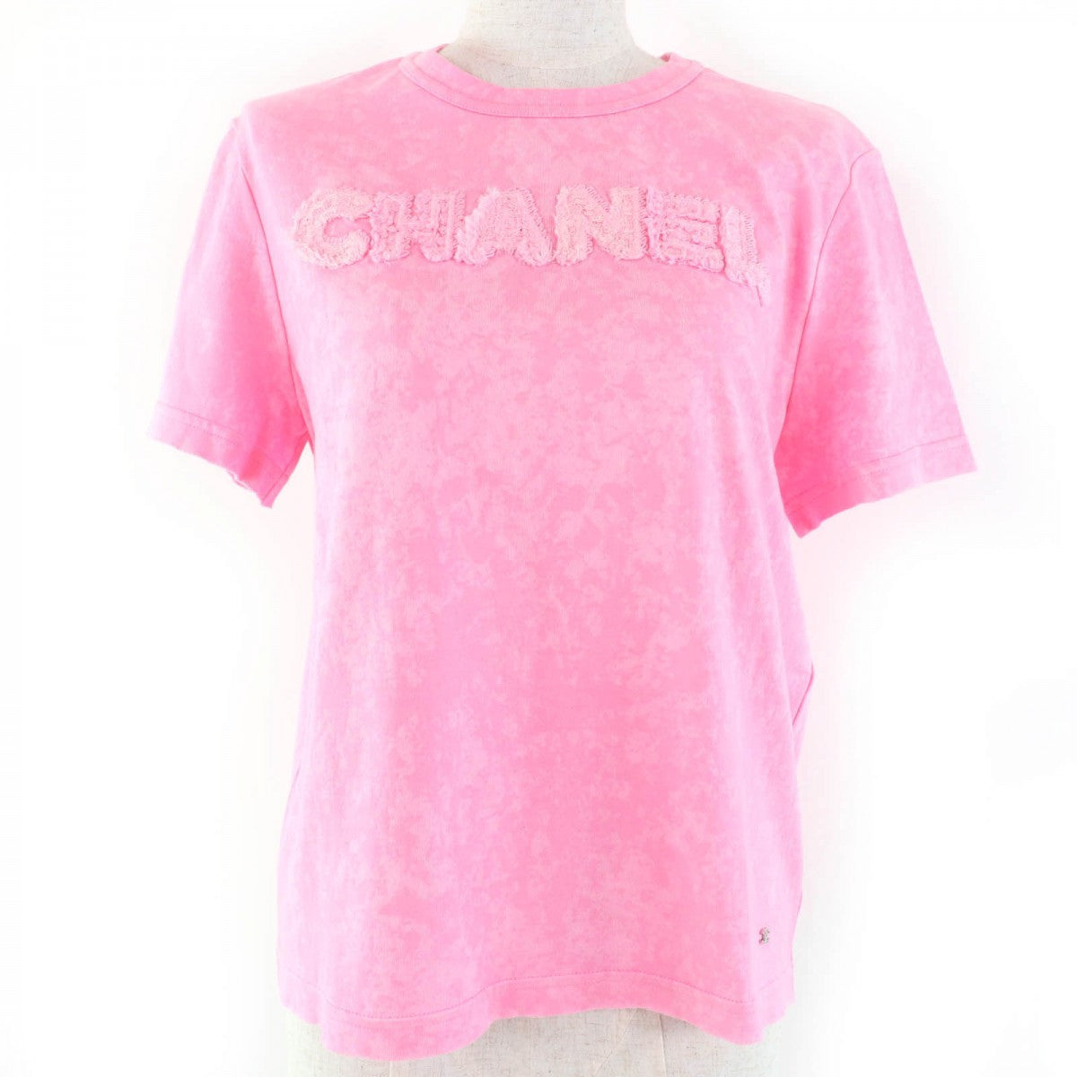 CHANEL Short sleeve T shirt P74670K10685 cotton pink S