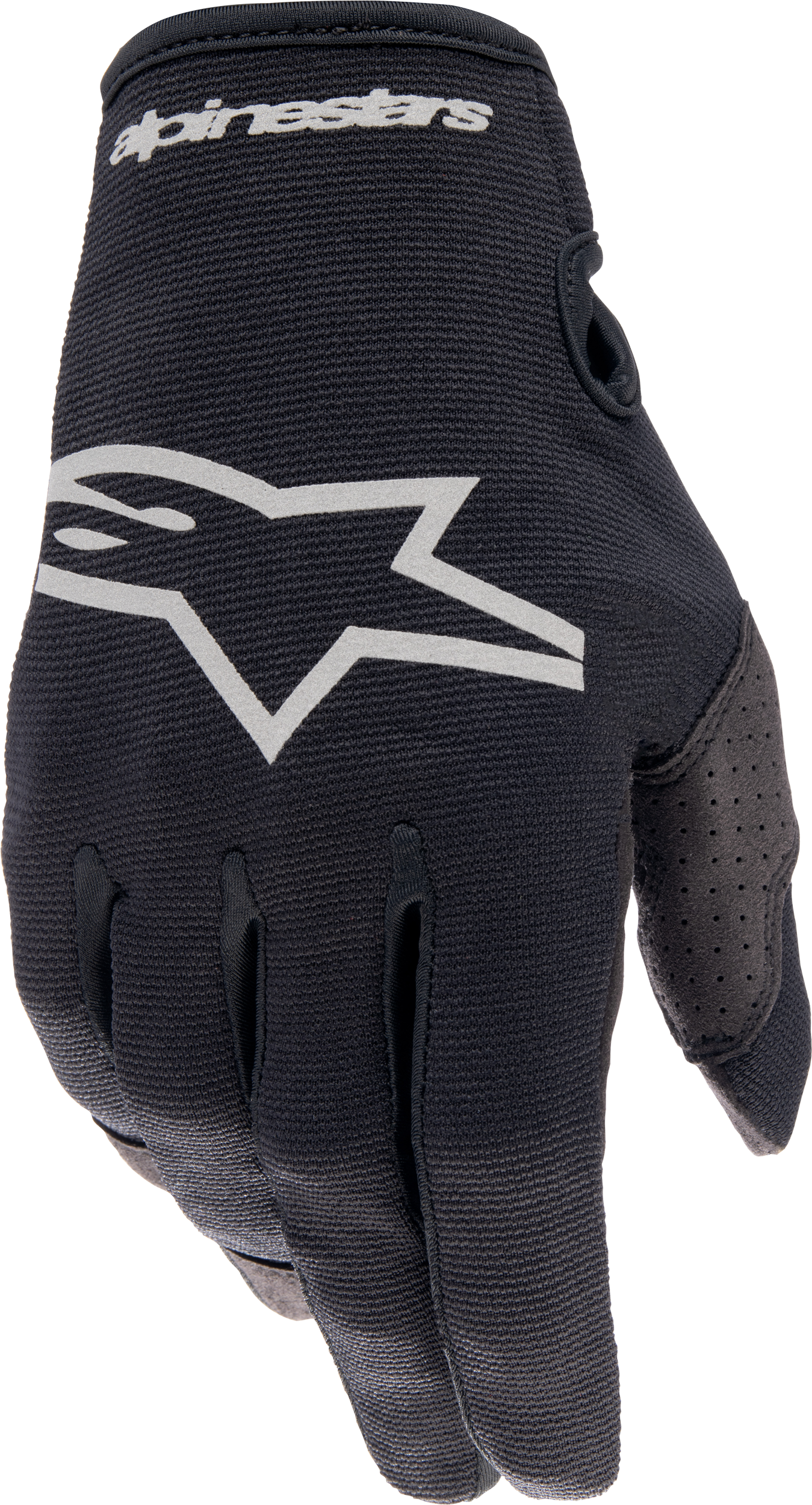 Alpinestars Radar Gloves Black/Brushed Silver 2x   Part Number 3561823 1419 XXL
