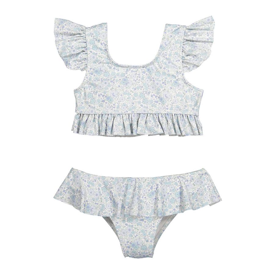 SAL & PIMENTA Blue Ditsy Floral Bikini