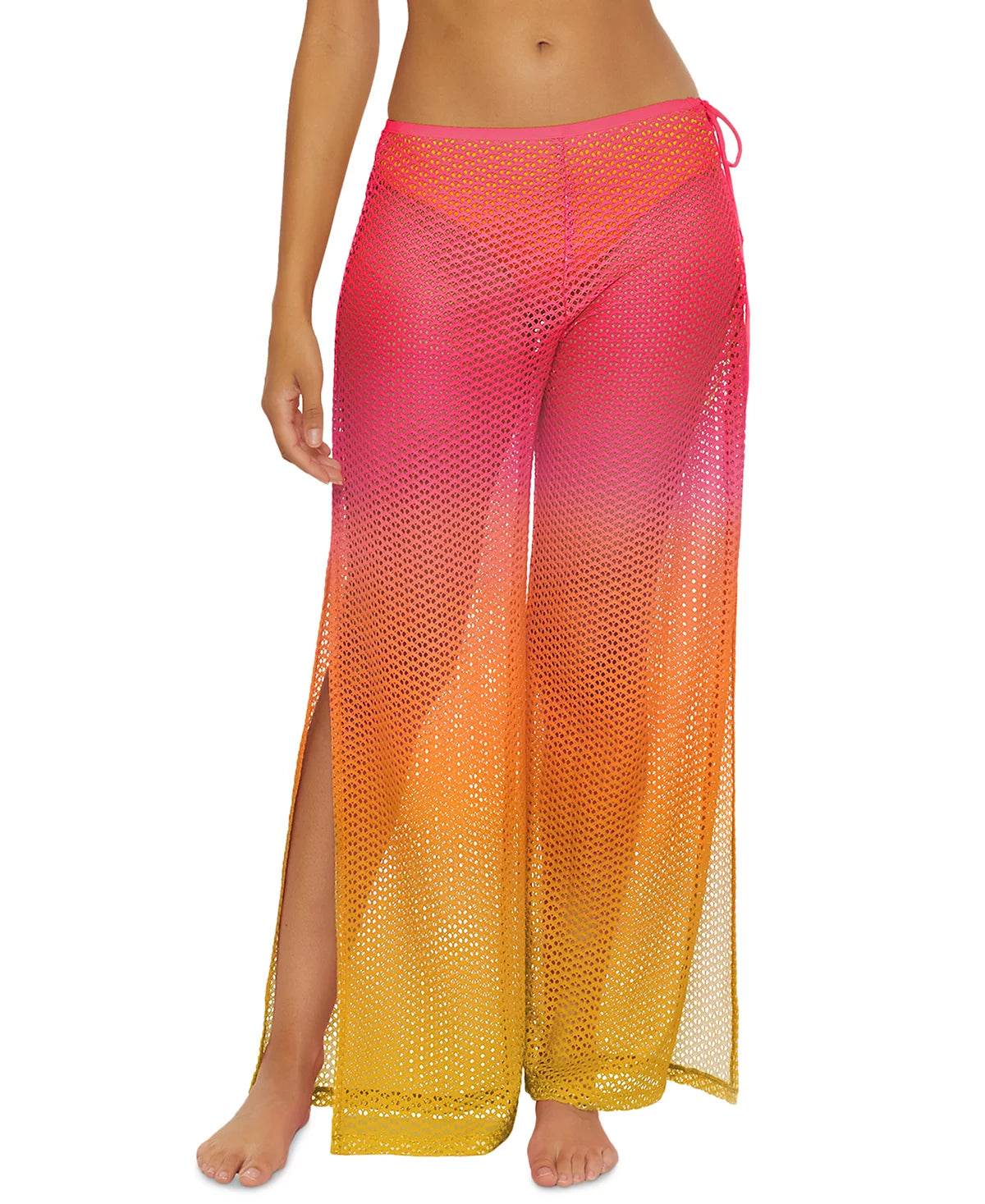 Trina Turk Sun Opal Ombré Crochet Cover Up Pants