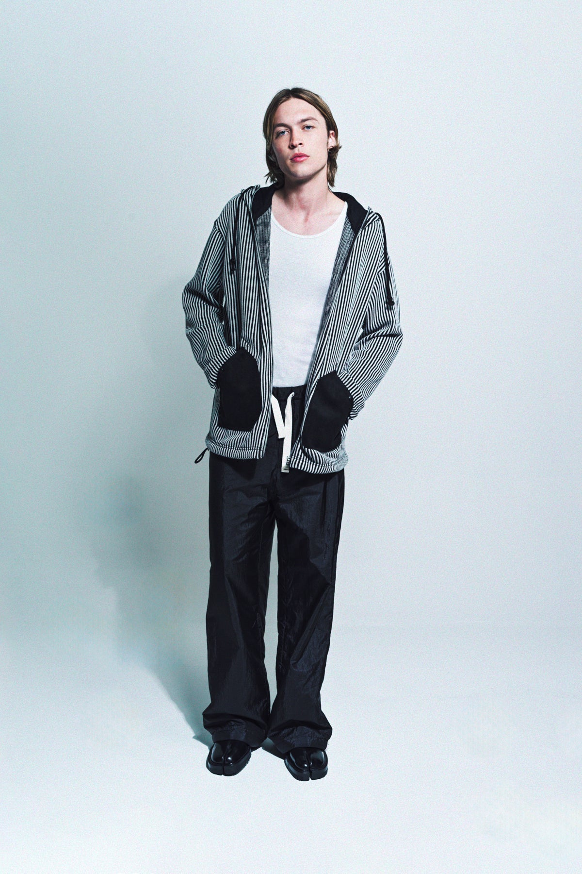 JUNYA WATANABE   STRIPED HOODIE