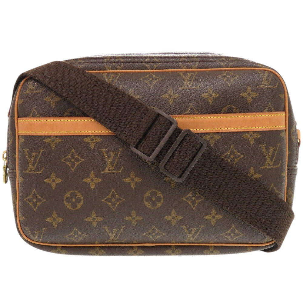 LOUIS VUITTON Shoulder Bag M45254 Monogram canvas Brown Monogram Reporter PM mens(Unisex) Used Authentic