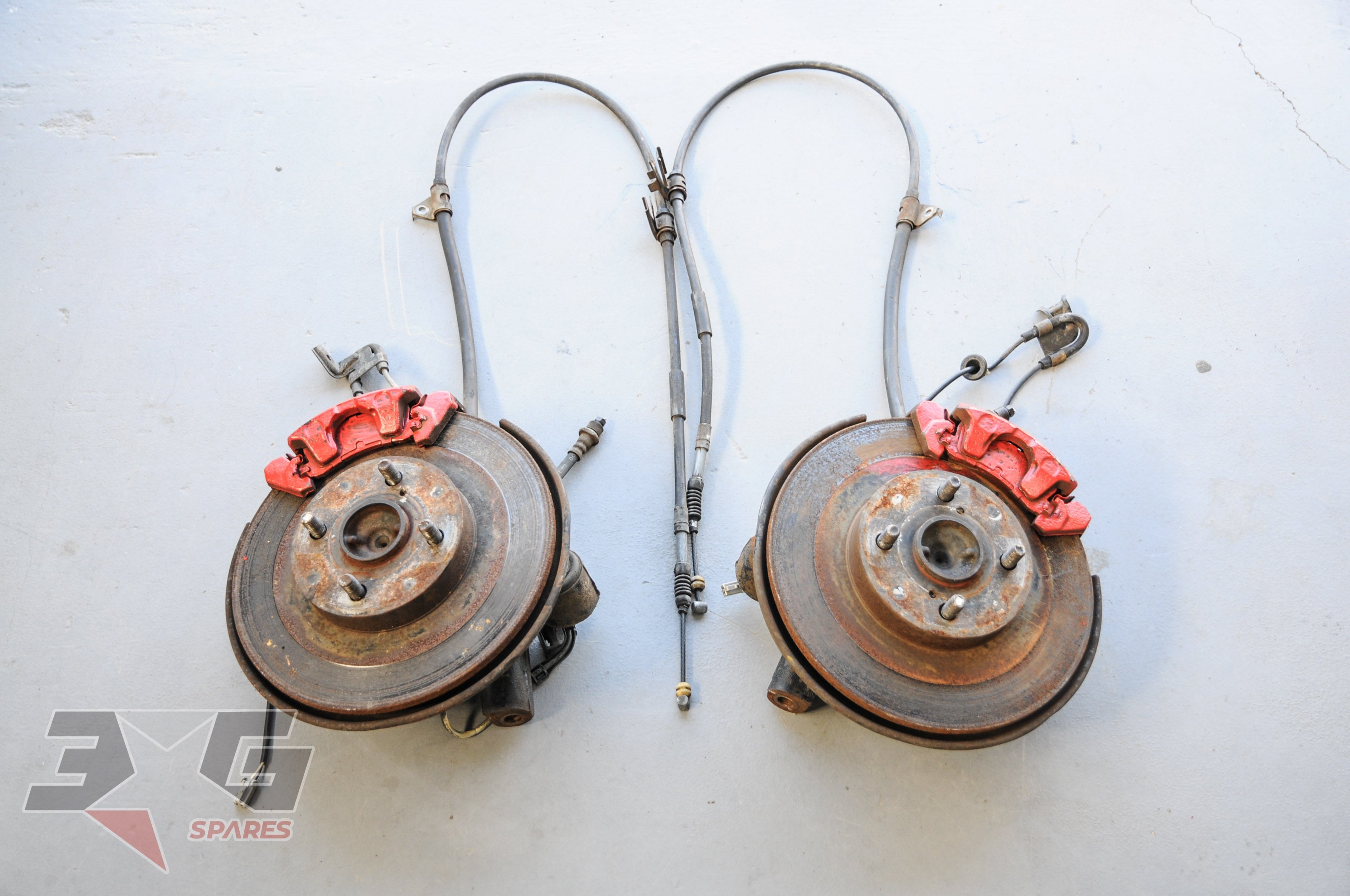 3G SPARES Toyota AE111 Sprinter Carib Corolla Levin Rear Disc Brake & Knuckle Set ABS 4x100