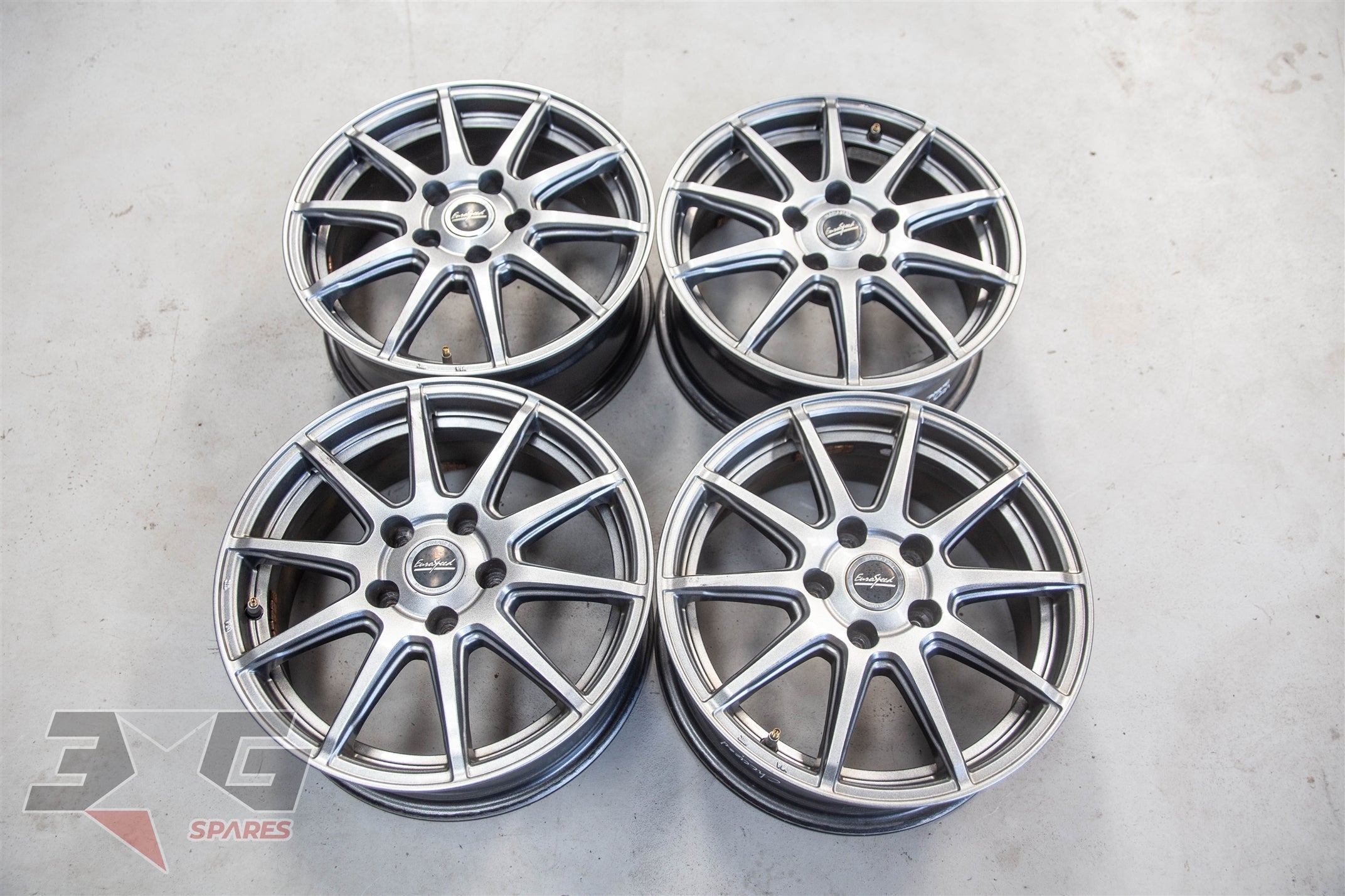 3G SPARES MANRAY Eurospeed 16x6.5 +55 Alloy Wheel Set 5x114.3 PCD