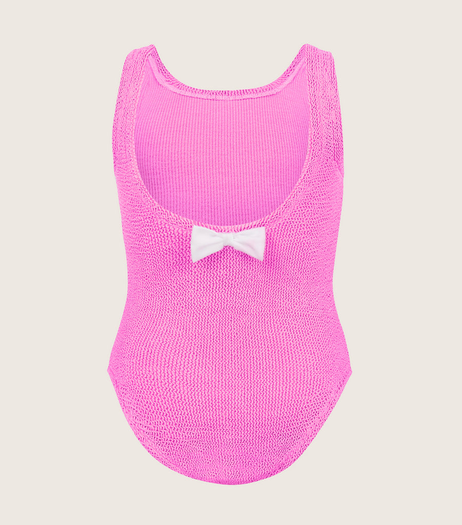HUNZA G Kids Alva Swimsuit   Pink