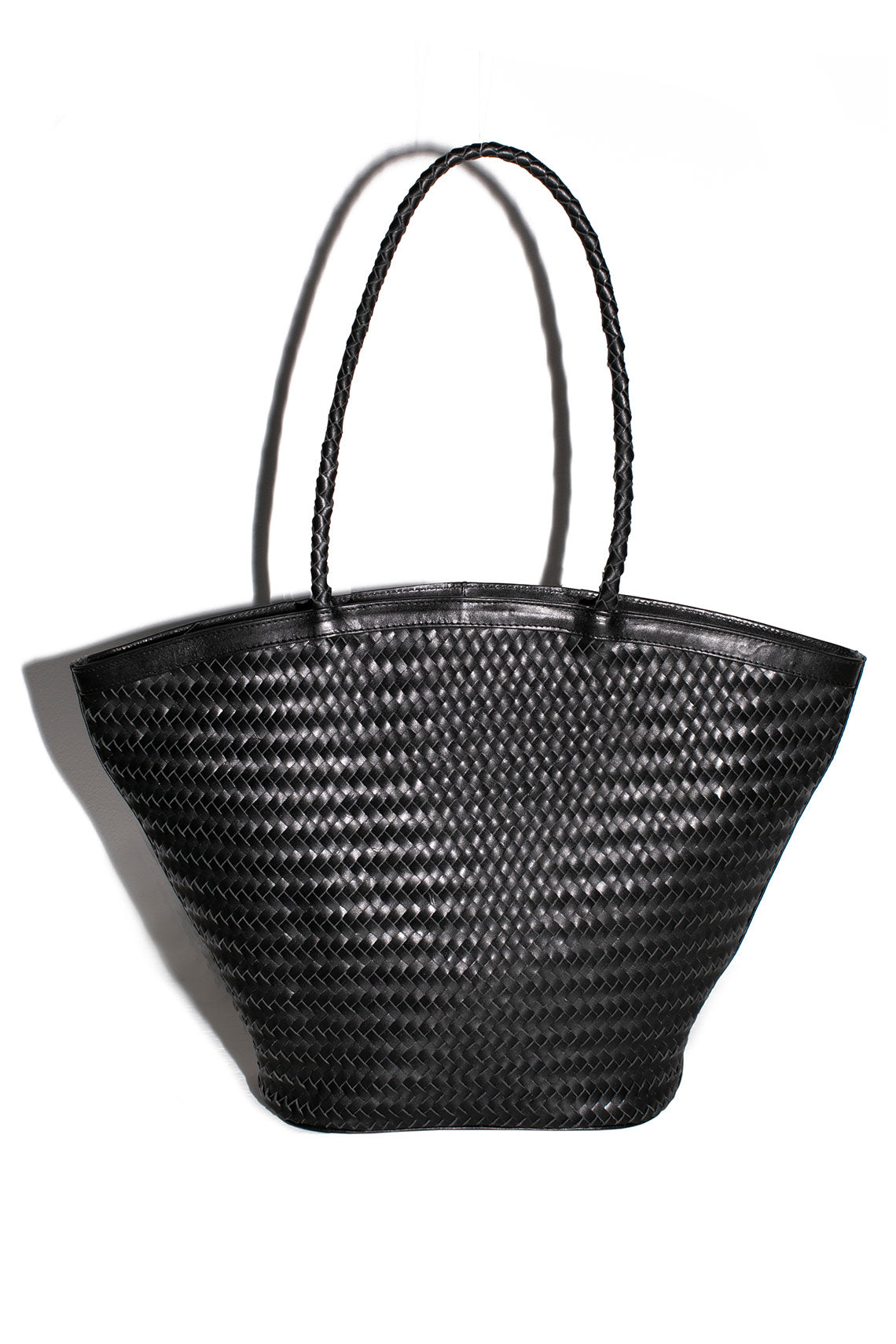 BEMBIEN Black Woven Marcia Tote