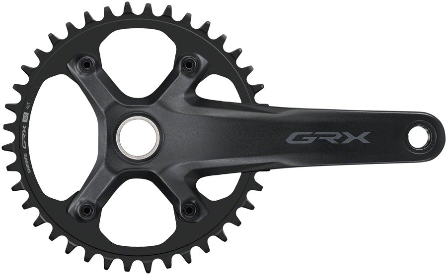 Shimano GRX FC RX610 1 Crankset   165mm, 12 Speed, 40t, 110 BCD, Hollowtech II Spindle Interface, Black