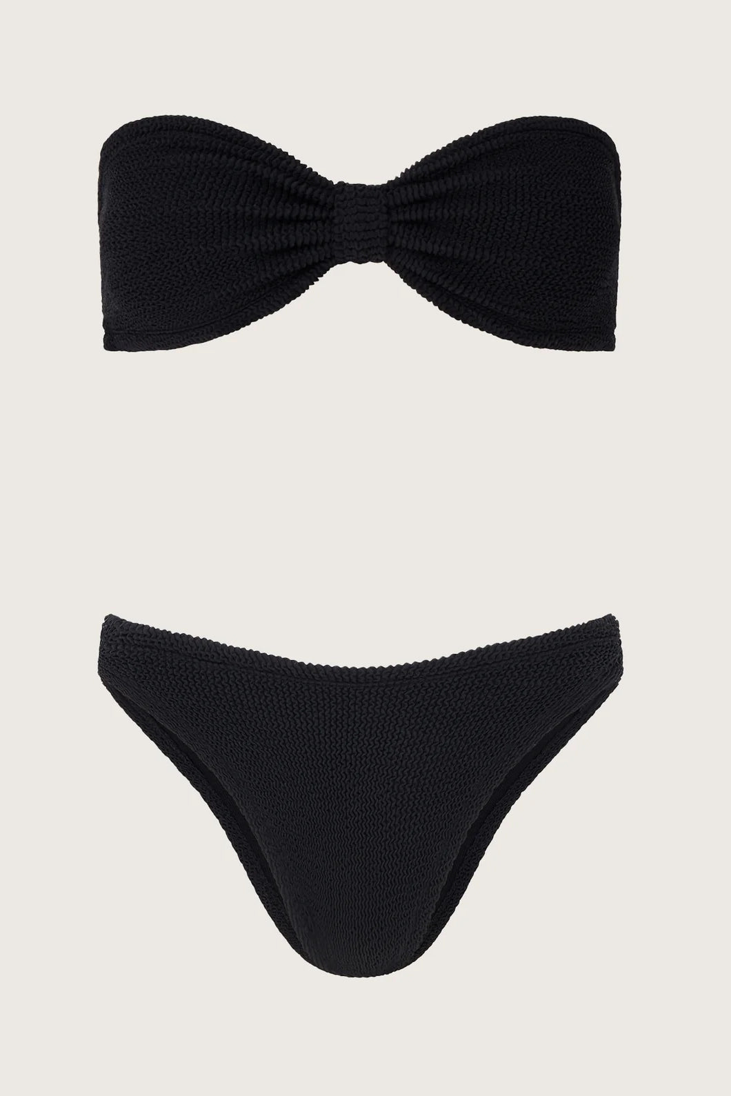 HUNZA G Jean Bikini Black