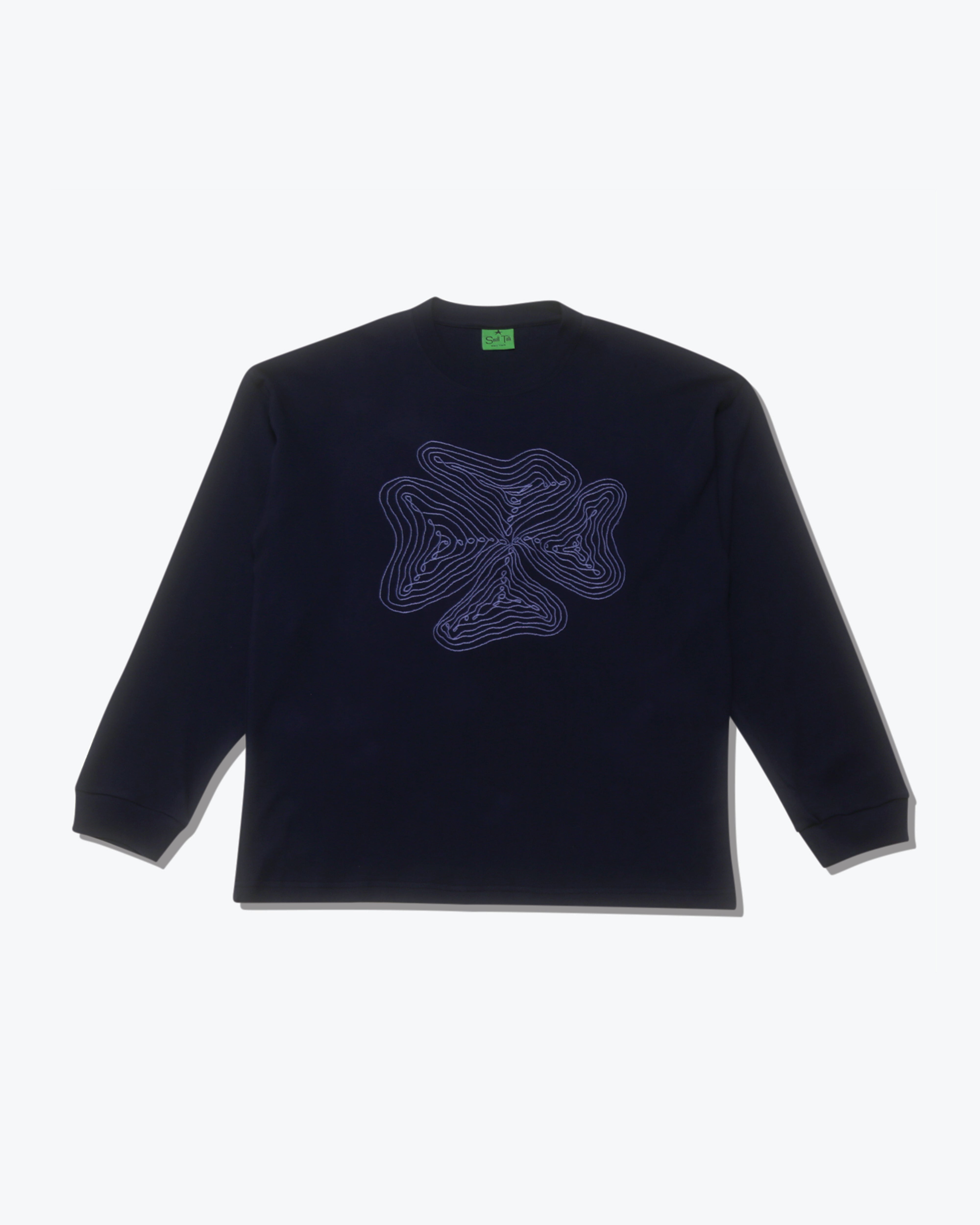 Small Talk Studio   Men's Infinite Poppy Long Sleeve T Shirt   (Navy)
