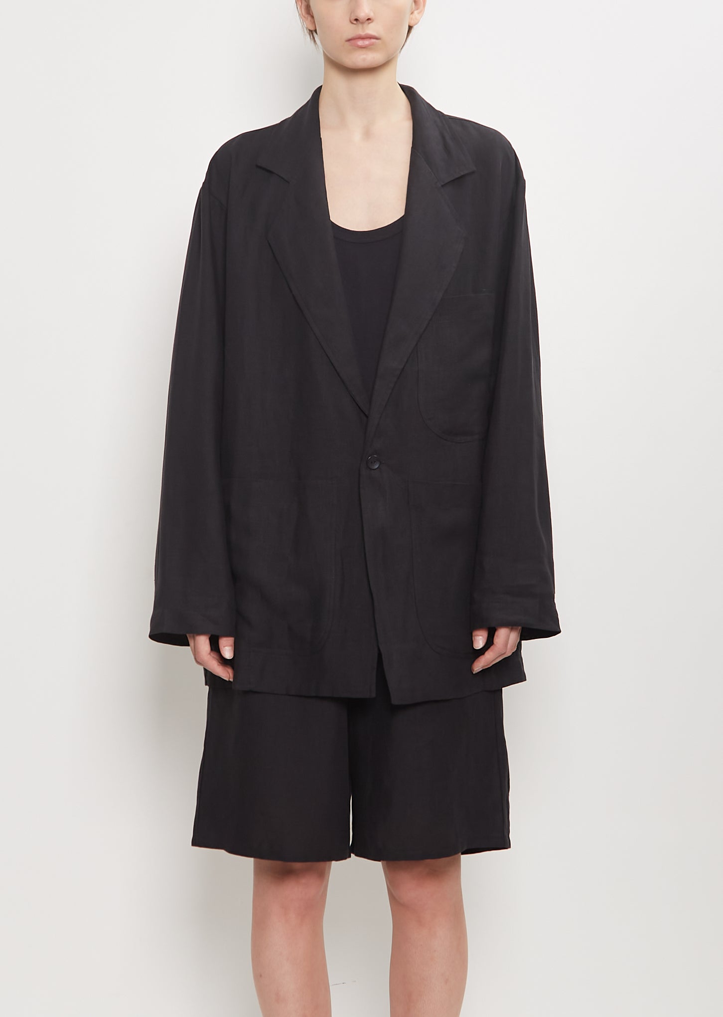 MONIQUEVANHEIST Linen Blazer
