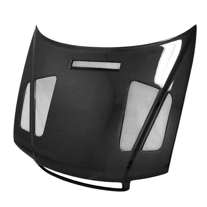 SEIBON CARBON Audi A4 S4 B5 4DR 96 01 Carbon Fiber Hood (ER Style)