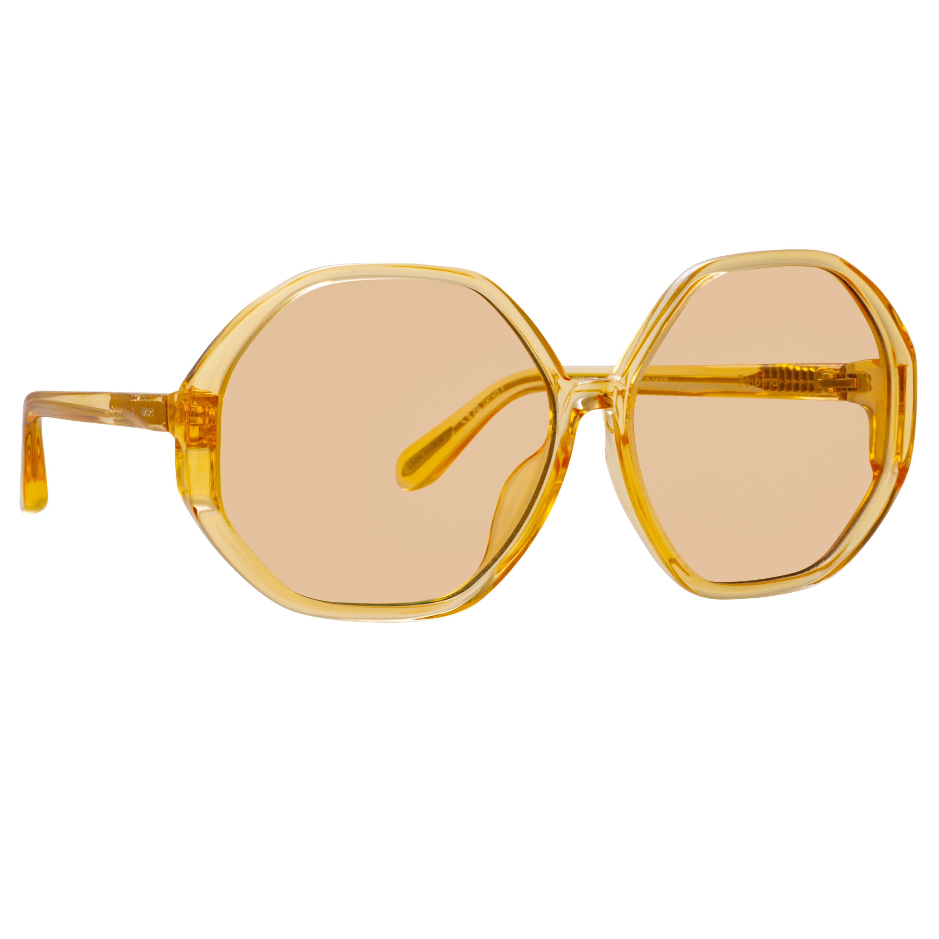 Linda Farrow Paloma Sunglasses in Orange C9 61