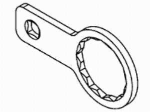 TECH MATE TOOLS & EQUIPMENT Nissan NI 43477 Power Steering Locknut Tool