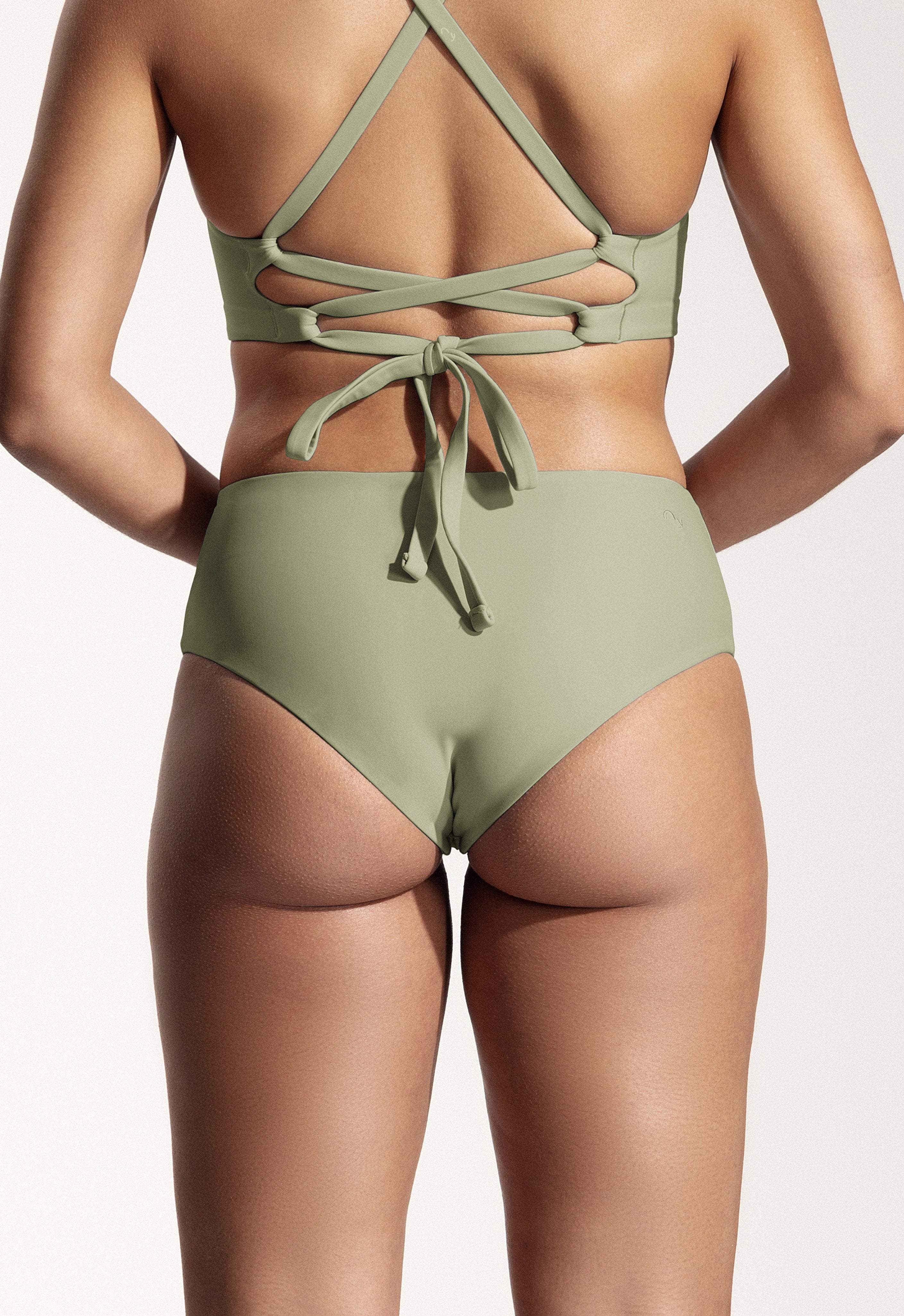 OY SURF Surf Bikini Hose „Fugu“ in Salbeigrün