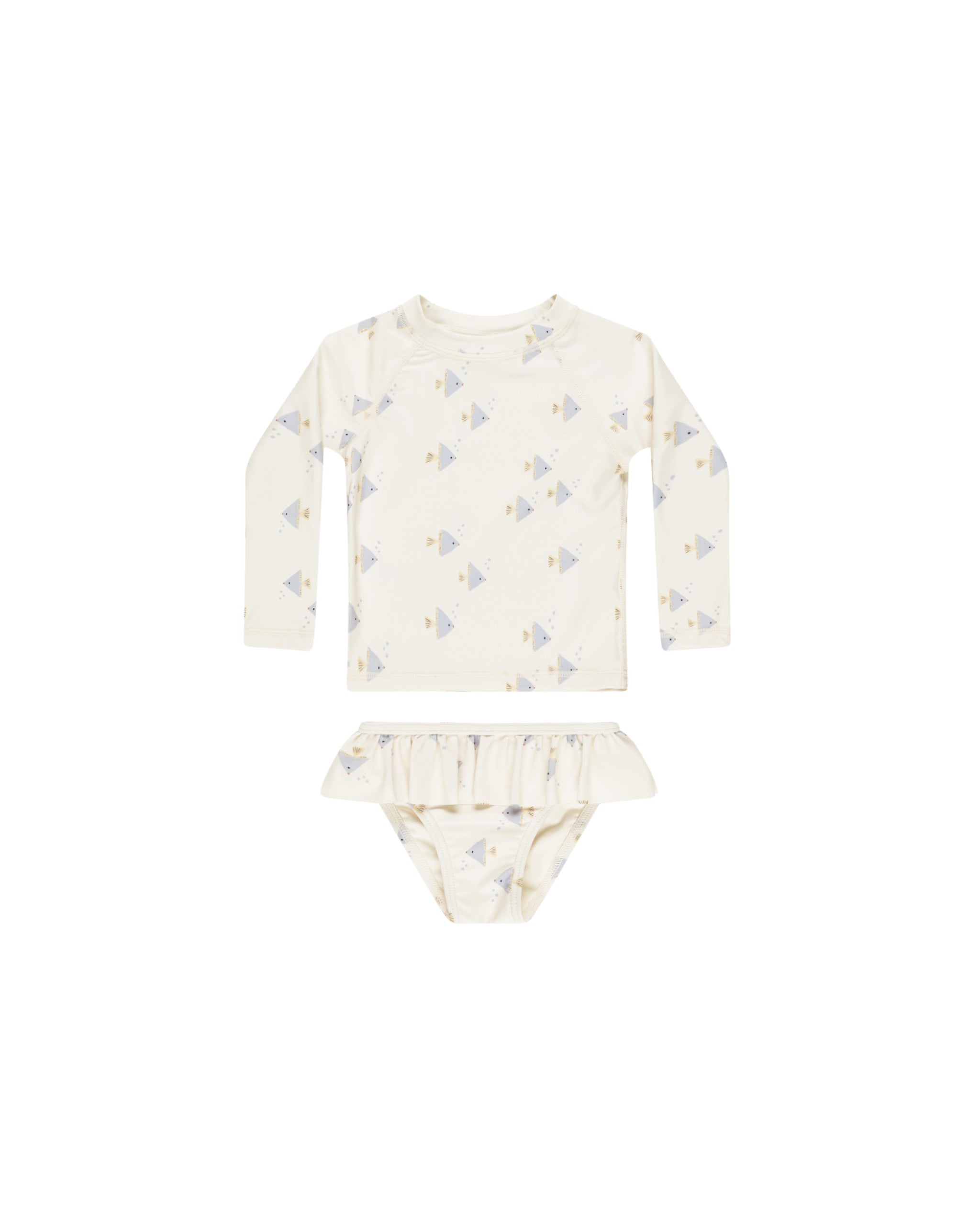 Rylee + Cru Rashguard Girls Set   Angel Fish