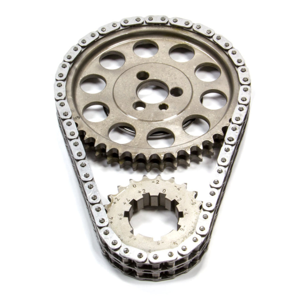 ROLLMASTER ROMAC Rollmaster SBC Billet Roller Timing Set w/Torrington Bearing