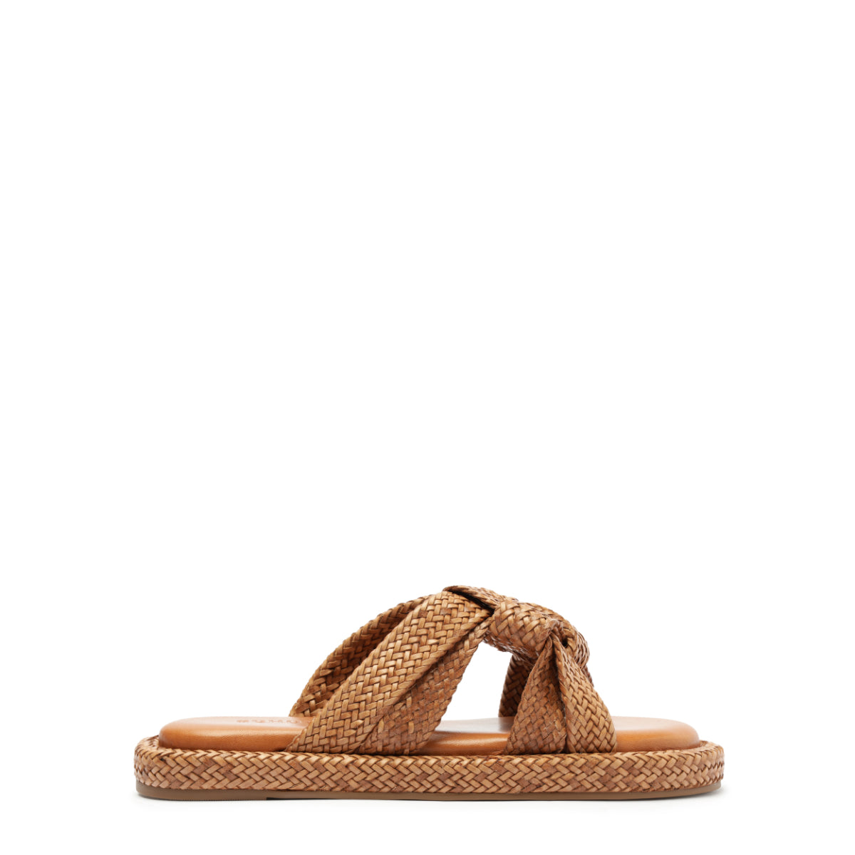 SCHUTZ Kali Raffia Sandal in Brown