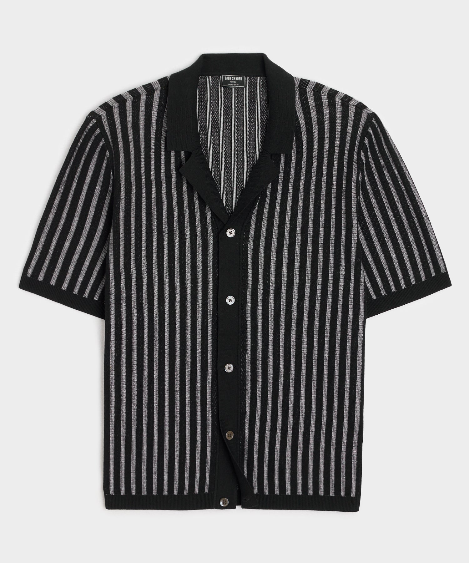 TODD SNYDER Cropped Silk Cotton Bungalow Sweater Polo