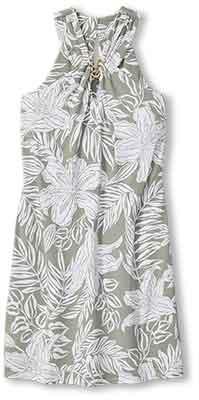 TOMMY BAHAMA WOMENS Tommy Bahama Women's Carmela Regal Blooms Halter Dress   Marjoram