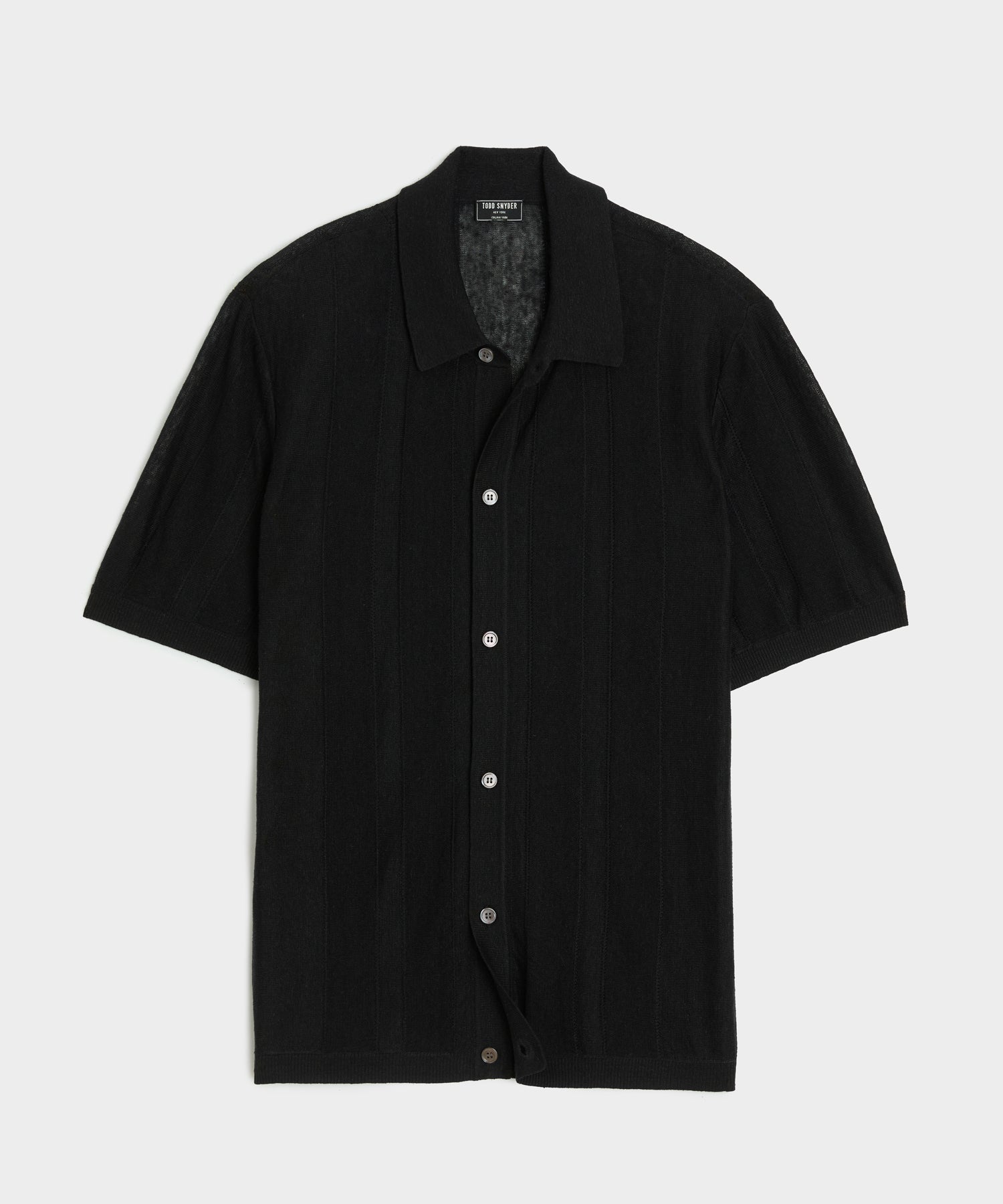 TODD SNYDER Linen Sweater Polo