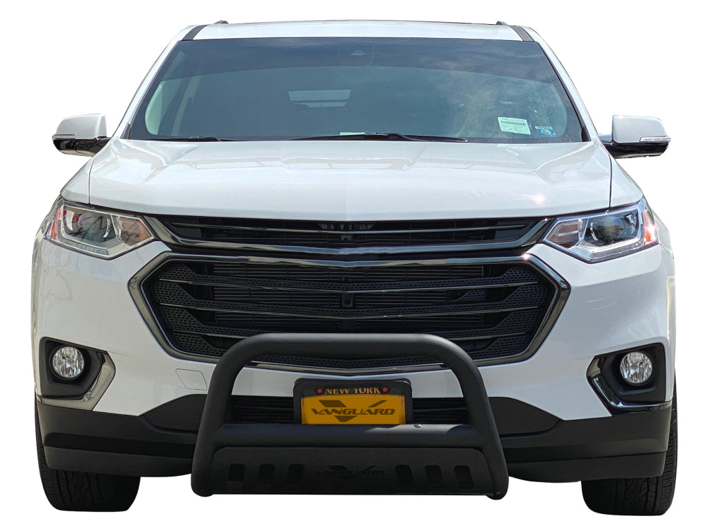 VANGUARD OFF ROAD Vanguard Black Powdercoat Front Guards Bull Bars Bumper Guard for 2017 2024 gmc acadia nan