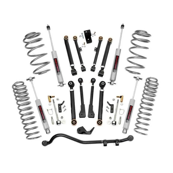 Rough Country 2.5in X Series Suspension Lift Kit for 97 06 Jeep Wrangler TJ