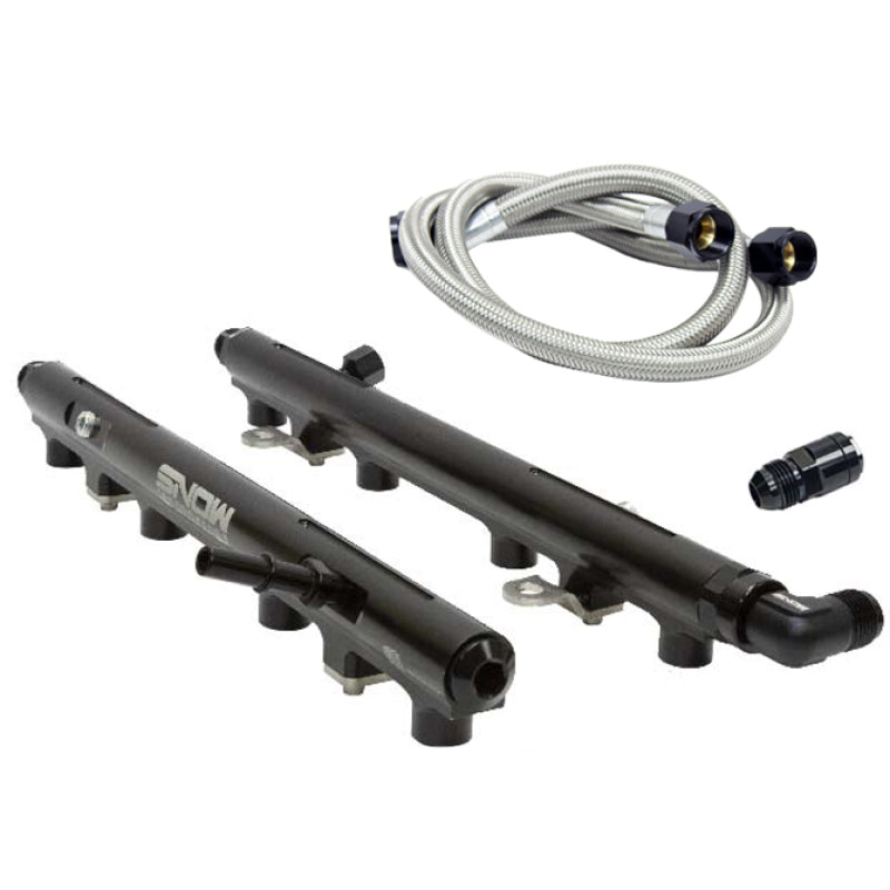 SNOW PERFORMANCE Snow 2018+ Ford Coyote Factory Hookup Fuel Rail Kit (Pair)
