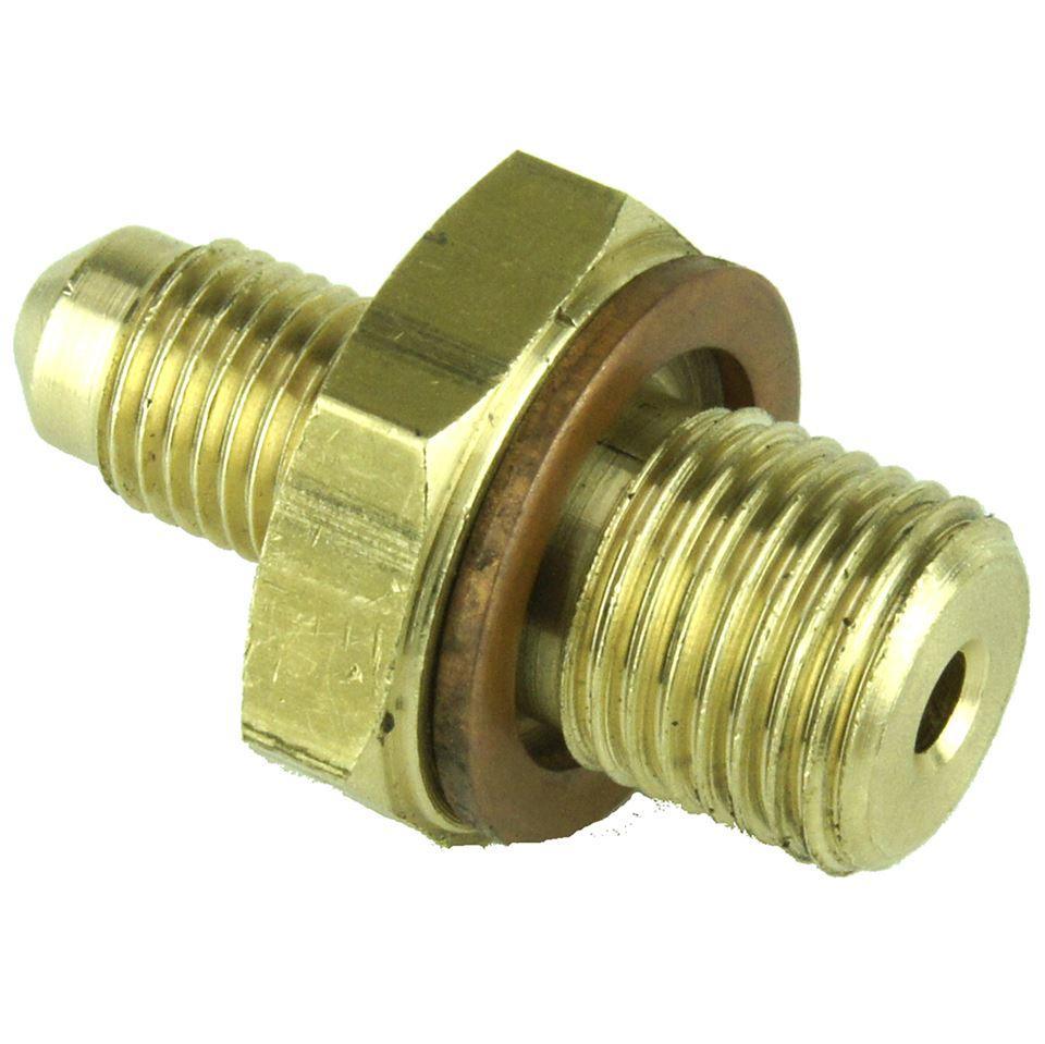 CBS Brass Union 1/2" UNF Male to 3/8" UNF male