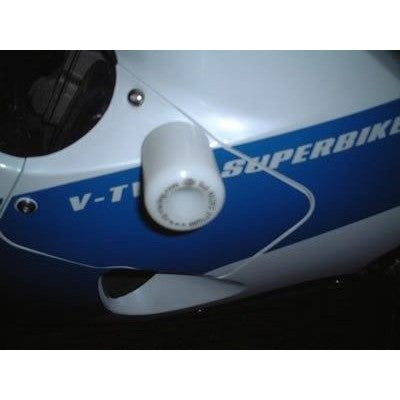 R&G Racing White Classic Style Crash Protectors For 1998 2003 Suzuki TL1000R