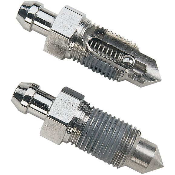 Speed Bleeder SB1010S SS Brake Bleeders in Stainless Steel for 18 up Jeep Wrangler JL, 20 up Jeep Gladiator JT, 07 18 Jeep Wrangler JK, 05 10 Grand Cherokee WK, 06 10 Commander XK & 08 10 Liberty KK
