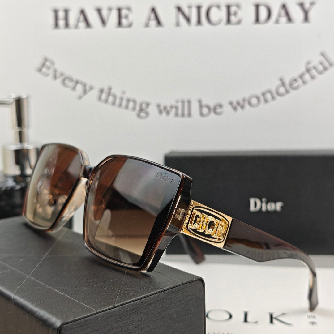 DIOR SUNGLASSES MONTAIGNE SQUARE SUNGLASS 58044 IN ACETATE