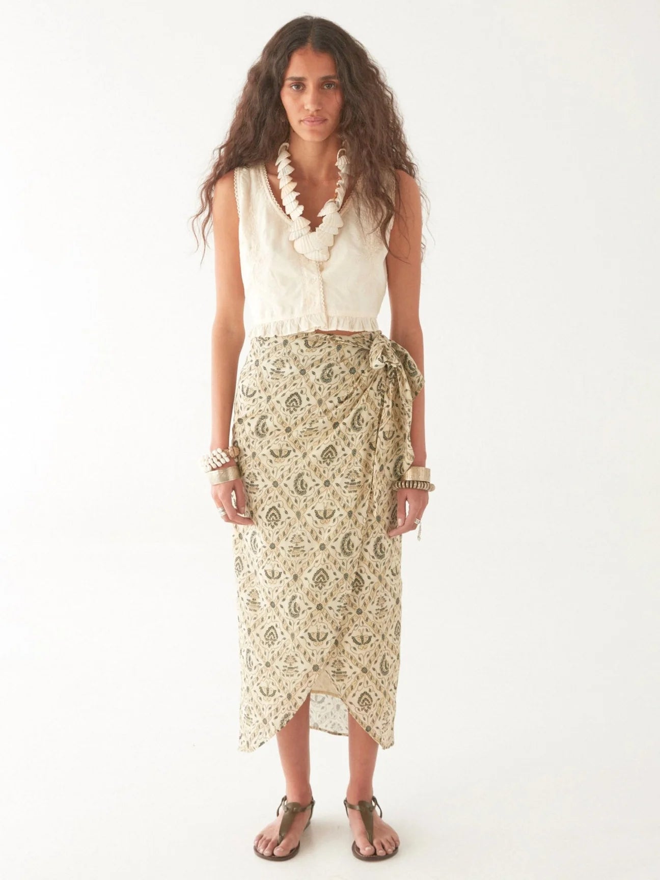 MAISON HOTEL Martina Skirt   Java Vanilla