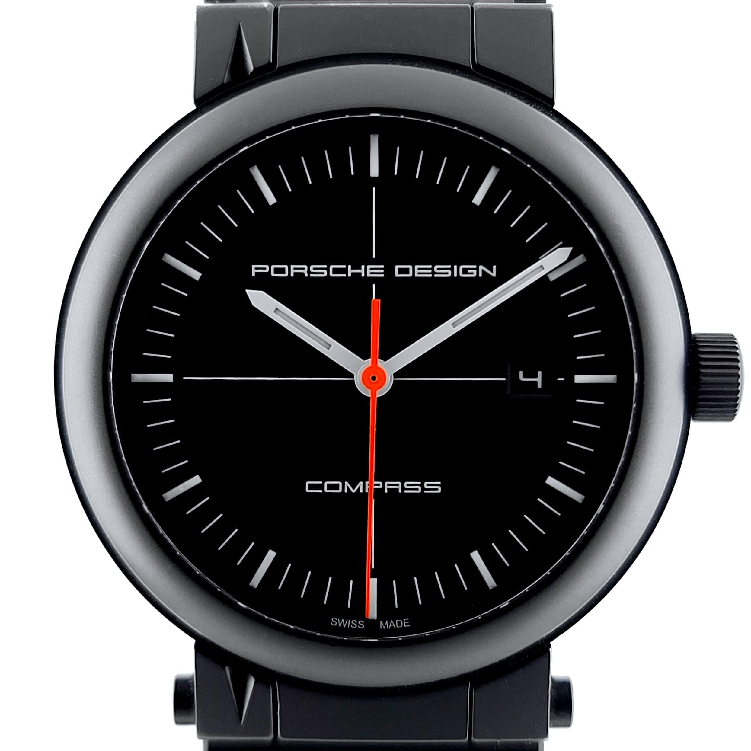 WARREN'S WATCHES Porsche Design FULL SET Compass Watch P6520 Titanium IWC IW 3510 Heritage