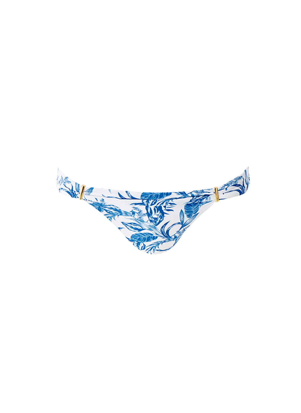 ODABASH_UK Positano Blue Leaf Bikini Bottom