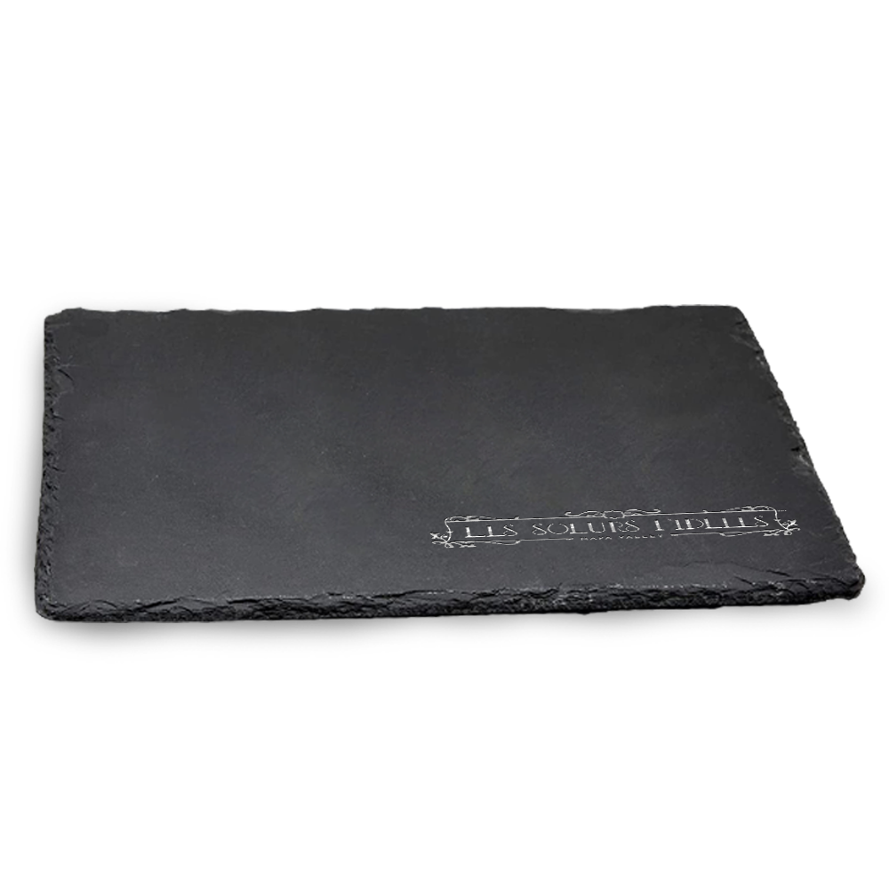 PHI MU   LES SOEURS FIDELES Slate Charcuterie Board