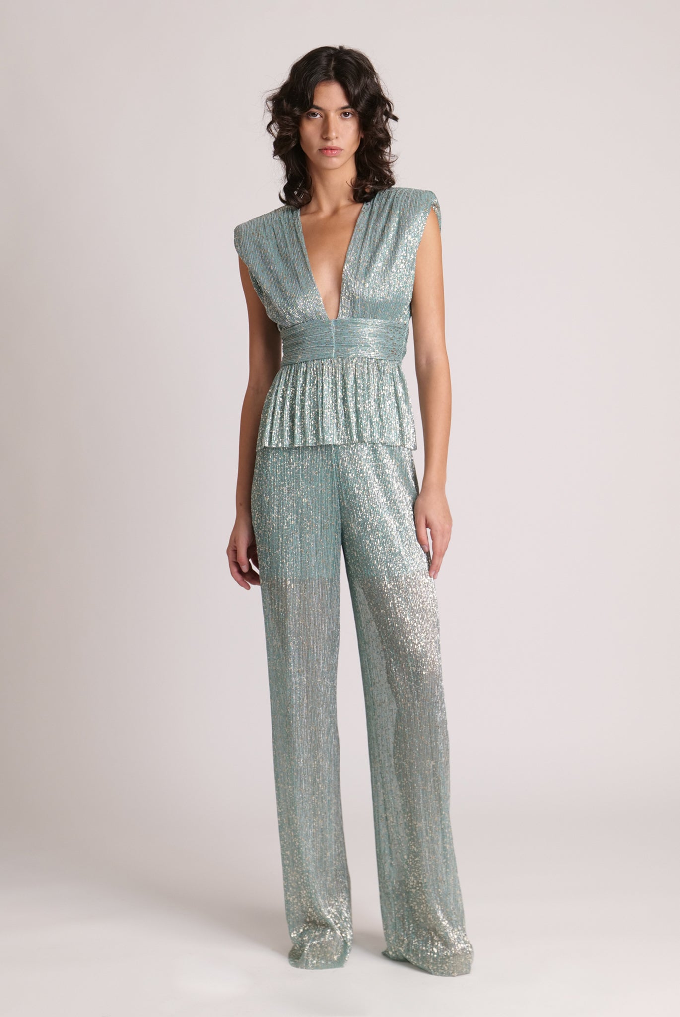 SABINA MUSAYEV Susan V neck Top