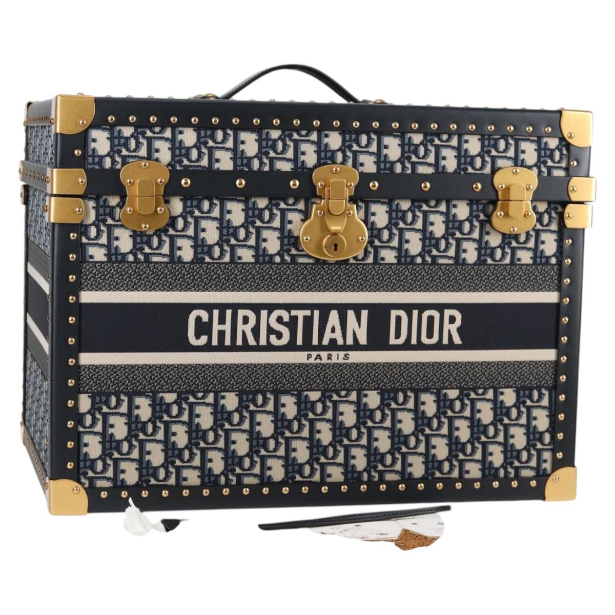 Christian Dior Trotter Canvas Oblique VESPA Collaboration Navy Auth yk18409SM
