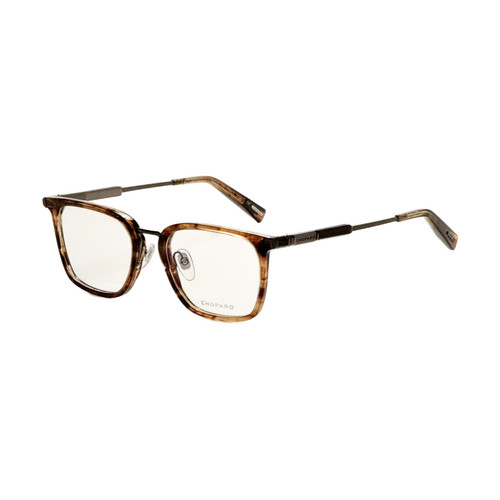 Chopard Unisex 52 mm Shiny Striped Brown Opticals VCH3285206YH