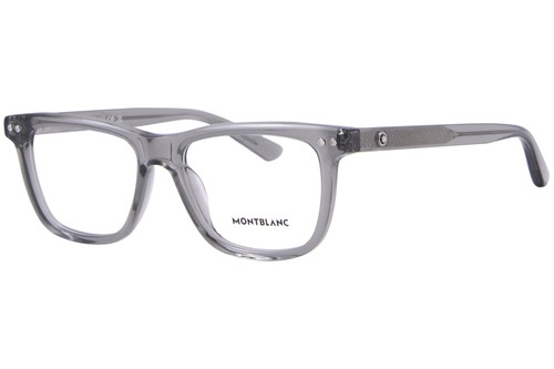 Mont Blanc MB0322O 008 Eyeglasses Men's Grey Full Rim Rectangle Shape 53mm