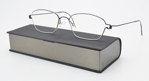 Lindberg Glasses Frame Vidar U13 Air Titanium Rim Vintage Satin Royal Blue